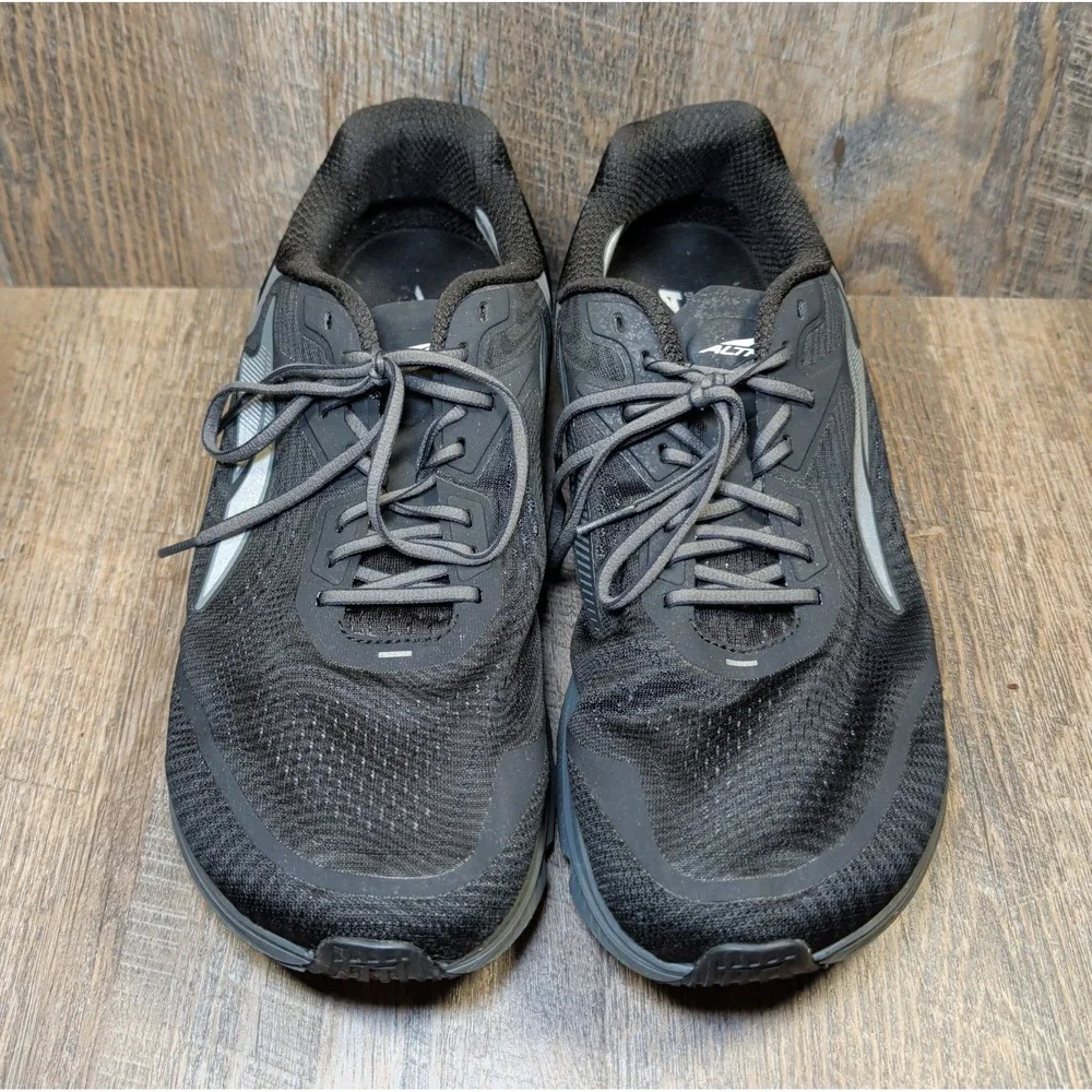 Altra Torin 5 Men's Size 12.5 Athletic Running Sneakers Black Gray Wide Toe